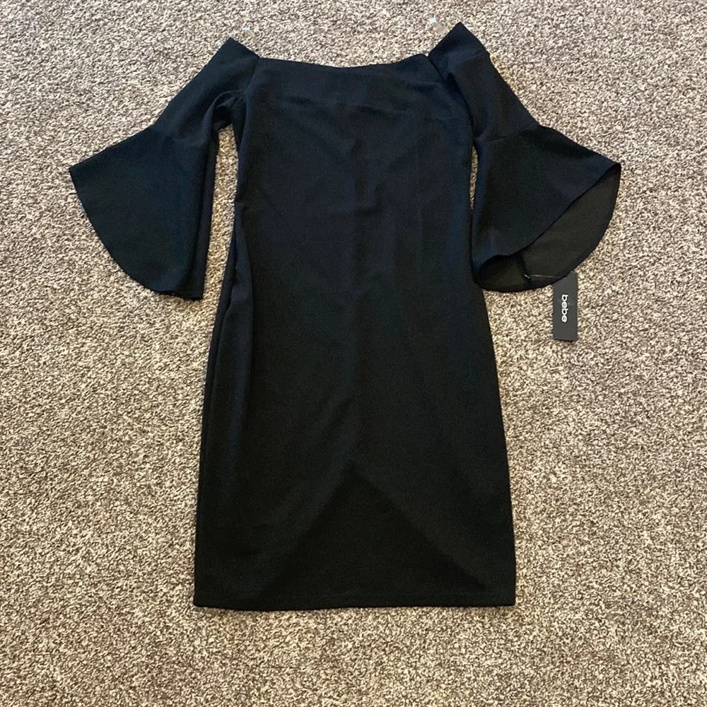 NWT BEBE black dress - Picture 4 of 7